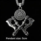 Viking Steel Pendant Hammer Axe Spear Sword
