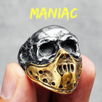 Various Skull Rings 316L Stainless Steel Men Skulls Ring Simple Skeleton Punk Rock Party for Rider Male Friend Jewelry Best Gift