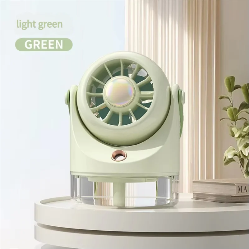 MEET SUN usb charging mini electric fan desktop spray air conditioning fan 3 grade air conditioning water-cooling fan