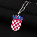 Croatian Insignia Pendant Necklace — Stainless Steel