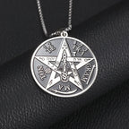 Ancient Egyptian Animal Totem Ankh Cross Pendant Necklace for Men Women Fashion Charm Lucky Riding Jewelry