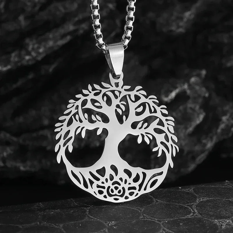 Exquisite and Creative Hip Hop Pentagram Pendant Necklace for Men Simple Punk Texture Necklace Jewelry Sweater Chain