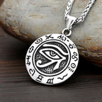 Egyptian Eye of Horus Pendant — Stainless