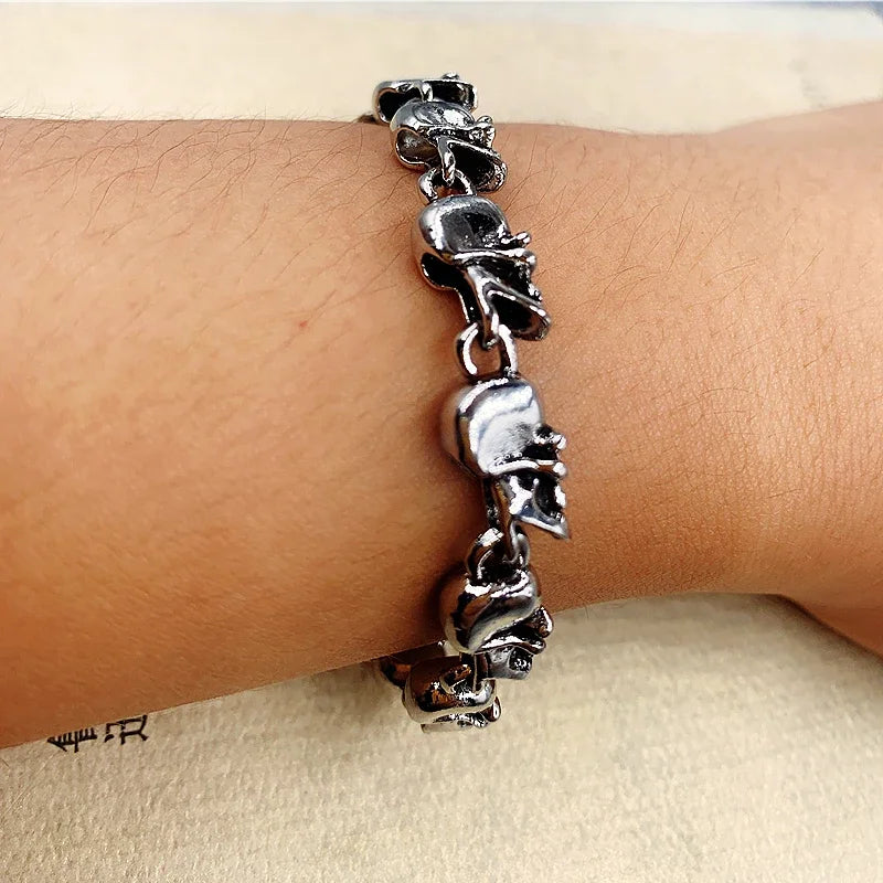 Skull Bracelet — Gothic Punk