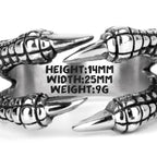Dragon Claw Ring — Stainless Steel