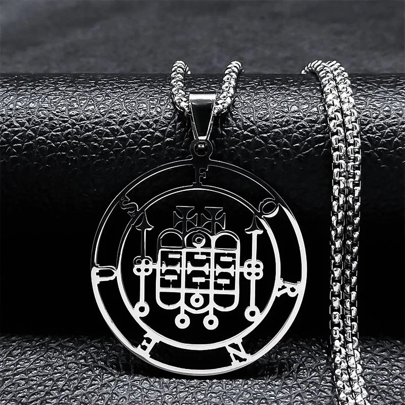 Sigil de Lucifer Baphomet Necklace — SS
