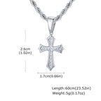 Cross Stainless Steel Pendant Necklace