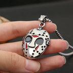 Jason Mask Pendant — Stainless Steel