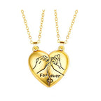 Magnetic Heart Pendant Necklace