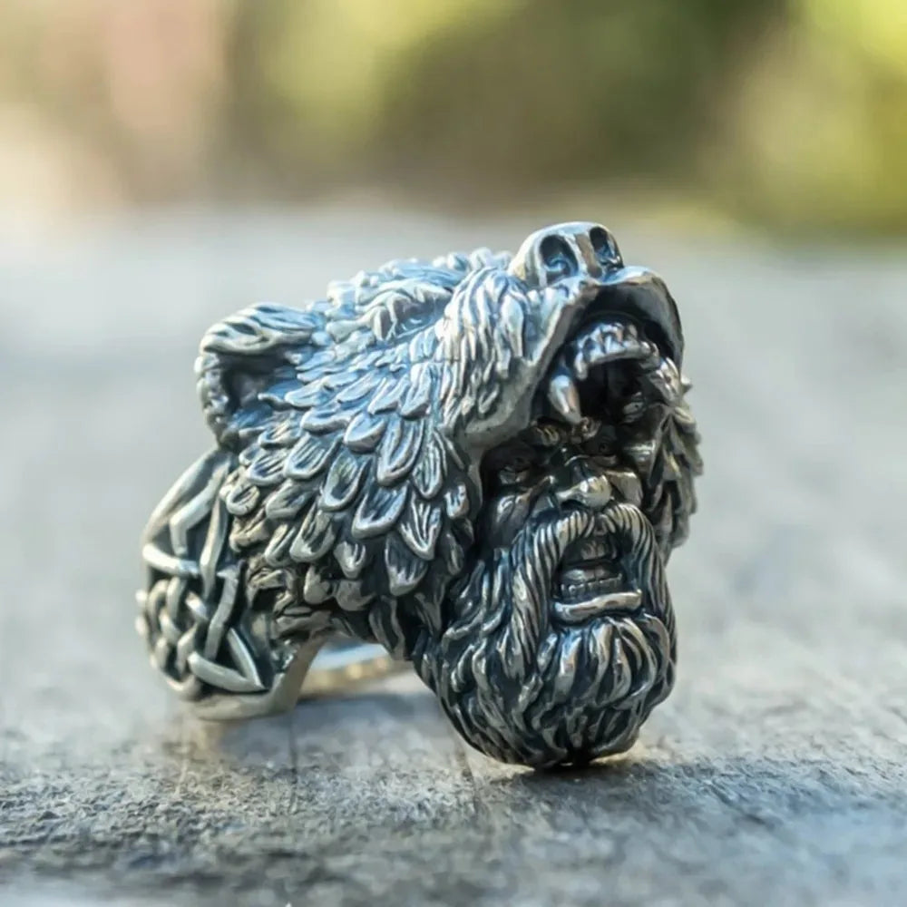 2024 Popular European and American Domineering Skull Men's Rings Personalized Punk Trend Hip-hop Rock Men's Rings