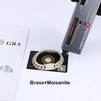 Gold Cuban Chain Necklace Moissanite 12MM Iced Out
