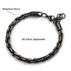Zirconia Tennis Chain Bracelet — Stainless Steel