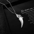 Wolf Steel Pendant Chinese Style Versatile Imitation