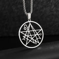 Hebrew Pentagram Star Pendant Necklace — Amulet