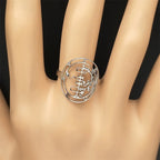 Baphomet Steel Ring Sigeal Sigil Lucifer Satan