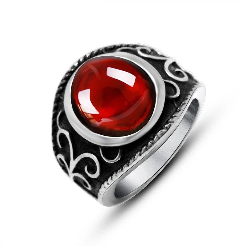 Korean Version Of Simple Ring Men Women Punk Hip Hop Stainless Steel Biker Men Ring Fashion Simple Jewelry Gift Wholesale