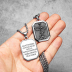 Archangel Michael Pendant Necklace Stainless Steel