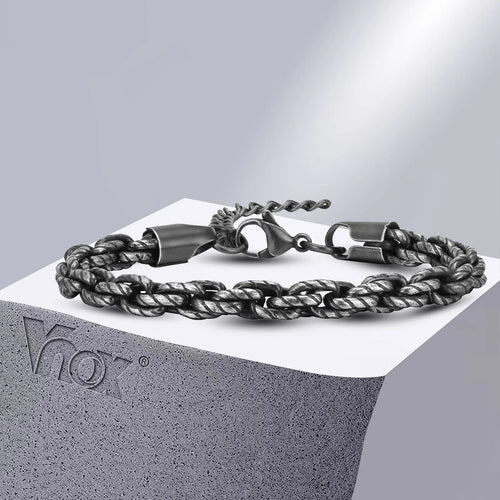 6MM Gothic Anchor Chain Stainless Steel Bracelet