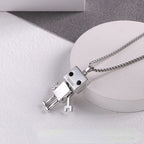 Robot Pendant Necklace with Adjustable Limbs — Street Dance
