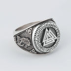 Viking Nordic Ring — 925 Silver