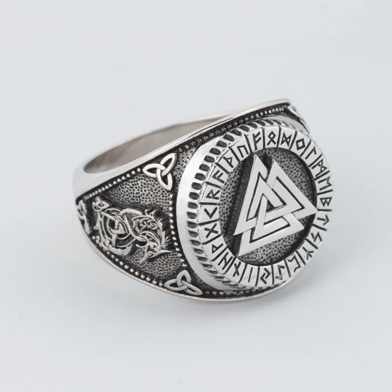 Viking Nordic Ring — 925 Silver