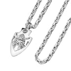 Viking Spearhead Pendant — Stainless Steel
