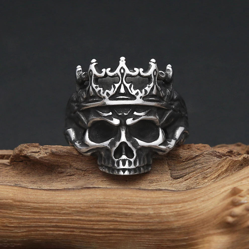 Gothic Skull Ring — Stainless Steel