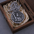 St. Michael Cross Pendant Necklace — Stainless Steel