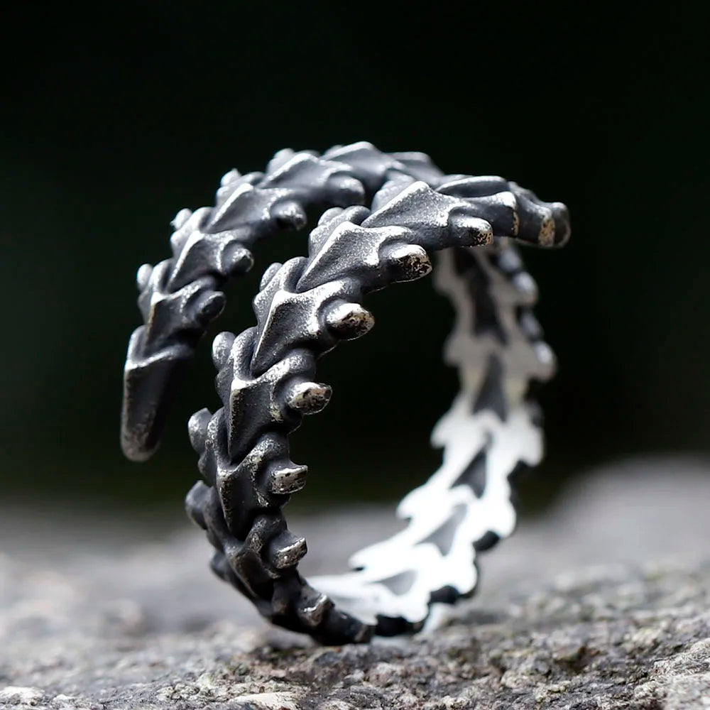 2022 NEW Men's 316L stainless steel rings Vintage Fashion Gothic Motorcycle Jewelry for teen gift free shipping