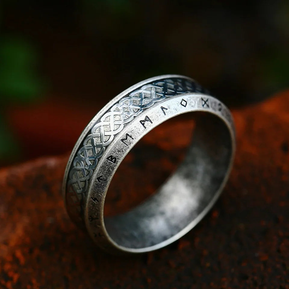 Viking Tree of Life Ring — Stainless Steel
