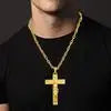 Fashion 18K Golden Plated Hip Hop Rock Necklace Stainless Steel US Dollar Money Sign Pendant Necklace Mens Women