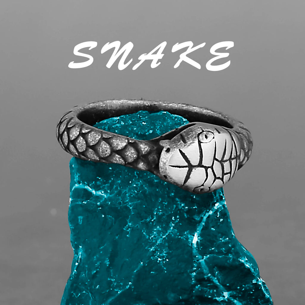 Simple Punk Retro Black Stainless Steel Mens Rings for Women Couple Lover Boy Girlfriend Biker Jewelry Creativity Gift