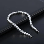 New Tennis Bracelet Iced Out Chain Bracelets For Women Men Silver Color Men Bracelet Chain Homme Jewelry