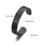 Nordic Rune Bracelet — Stainless Steel