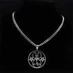 Sigil of Lucifer Pentagram Necklace — SS