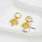 Stainless Steel Necklace For Women Man Maple Leaf Choker Pendant Chain Necklaces Engagement Jewelry korean Fashion NEW