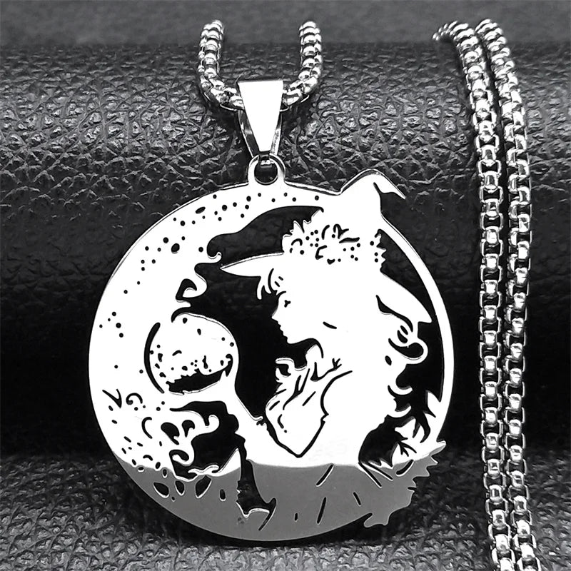 Witchcraft Stainless Steel Pendant Necklace