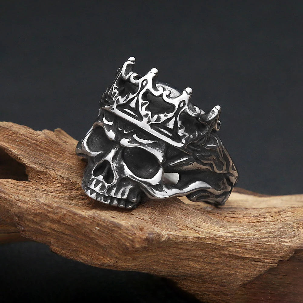Gothic Skull Ring — Stainless Steel