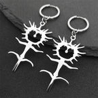 Ghost Silver Earrings Gothic Ghostemane Drop Long