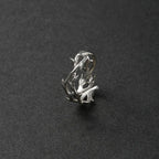 Vintage Style Adherence Men's and Women's Rings with Branches Thorns Couples' Ring Gifts, Fashion and Personality Y2k