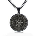 Quality Fashionable Medal Necklace Pendant Pirate Ship Compass Personality Men's Necklace Pendant Hip Hop Jewelry Trend