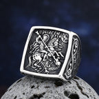 2024 New Vintage 316L Stainless Steel Special Knight Ring Fashion Good Detail Chic Fancy Jewelry Freeshipping For Man