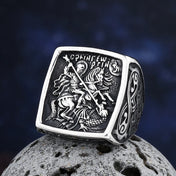 Statement Ring Vintage 316L Knight Good Detail Chic