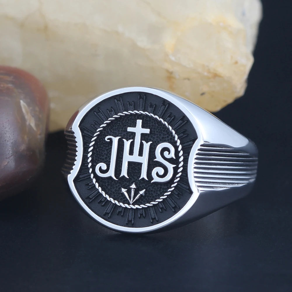 Jesus Christ Christian Ring — 925 Silver