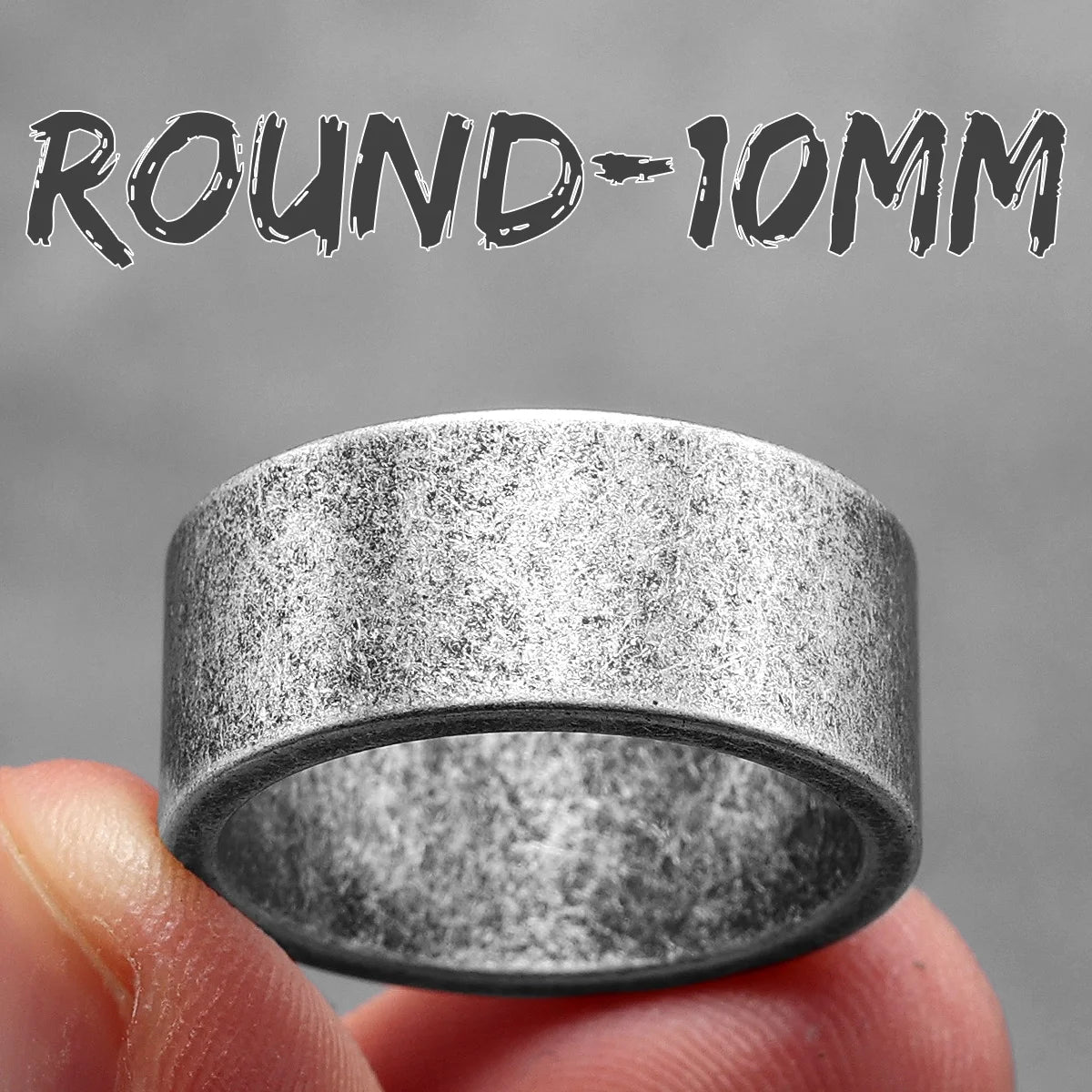 4mm 6mm 8mm 10mm Simple Round Stainless Steel Men Rings Punk Male Women Fashion Jewelry Creativity Gift