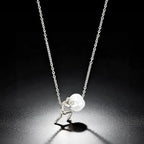 New Man Pushing Stone Sisyphus Necklace Personality Perseverance Symbol Pendant Necklace Silver Color Simple Jewelry