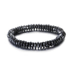 New Arrow Hematite Elastic Bracelet Men Jewelry Armband Heren Fashion Beaded Yoga Bracelet Women Bileklik