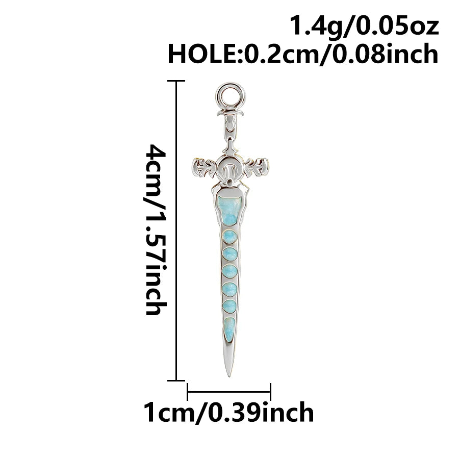 7Pcs No Fade Stainless Steel Wicca Moon Sun Egyptian Ankh Life Cross Pendant DIY Fatima Hand Turkish Evil Eye кулон Jewelry
