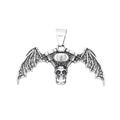 Skull Engine Demon Wings Pendant — Stainless