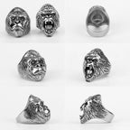 Gorilla Monkey Ring — Stainless Steel